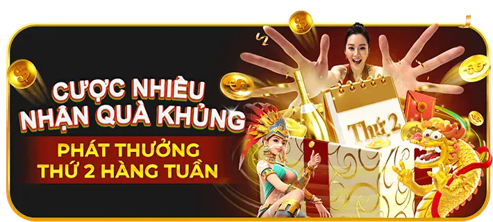 Hình ảnh sự kiện khuyến mãi độc quyền và các phần thưởng lớn từ Vnbet Nổ Hũ